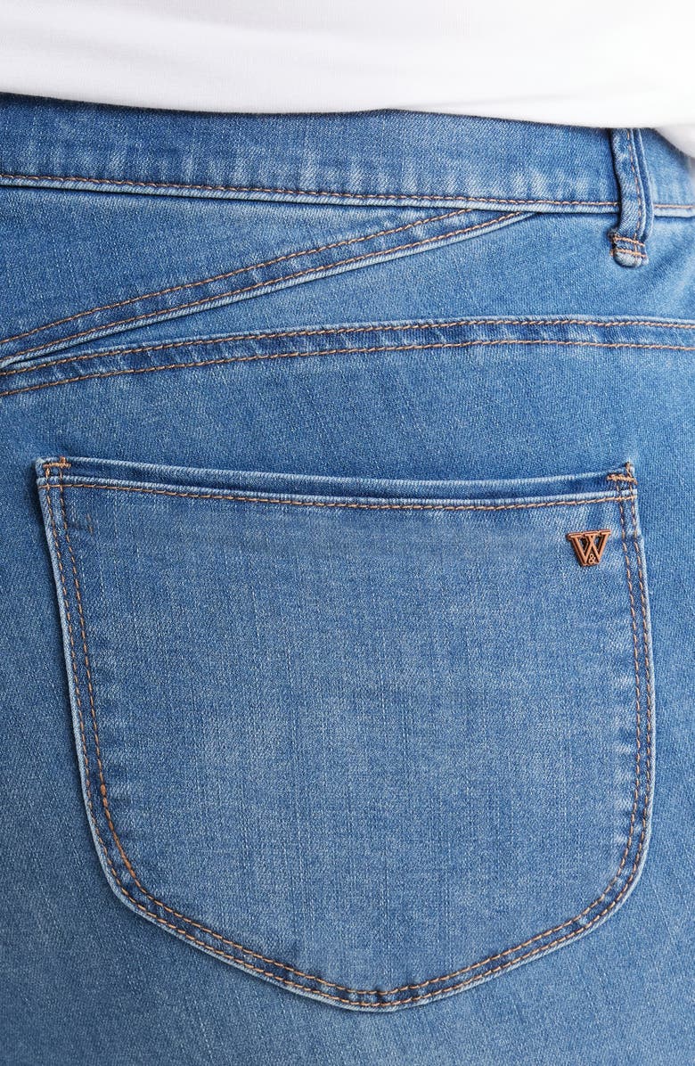 Wit & Wisdom Bennett Skyrise Barely Bootcut Ankle Jeans, Alternate, color, Mid Blue Artisanal