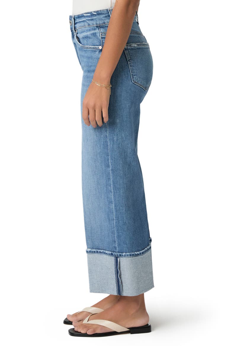 Sasha High Waist Ankle Wide Leg Jeans, Alternate, color, POET