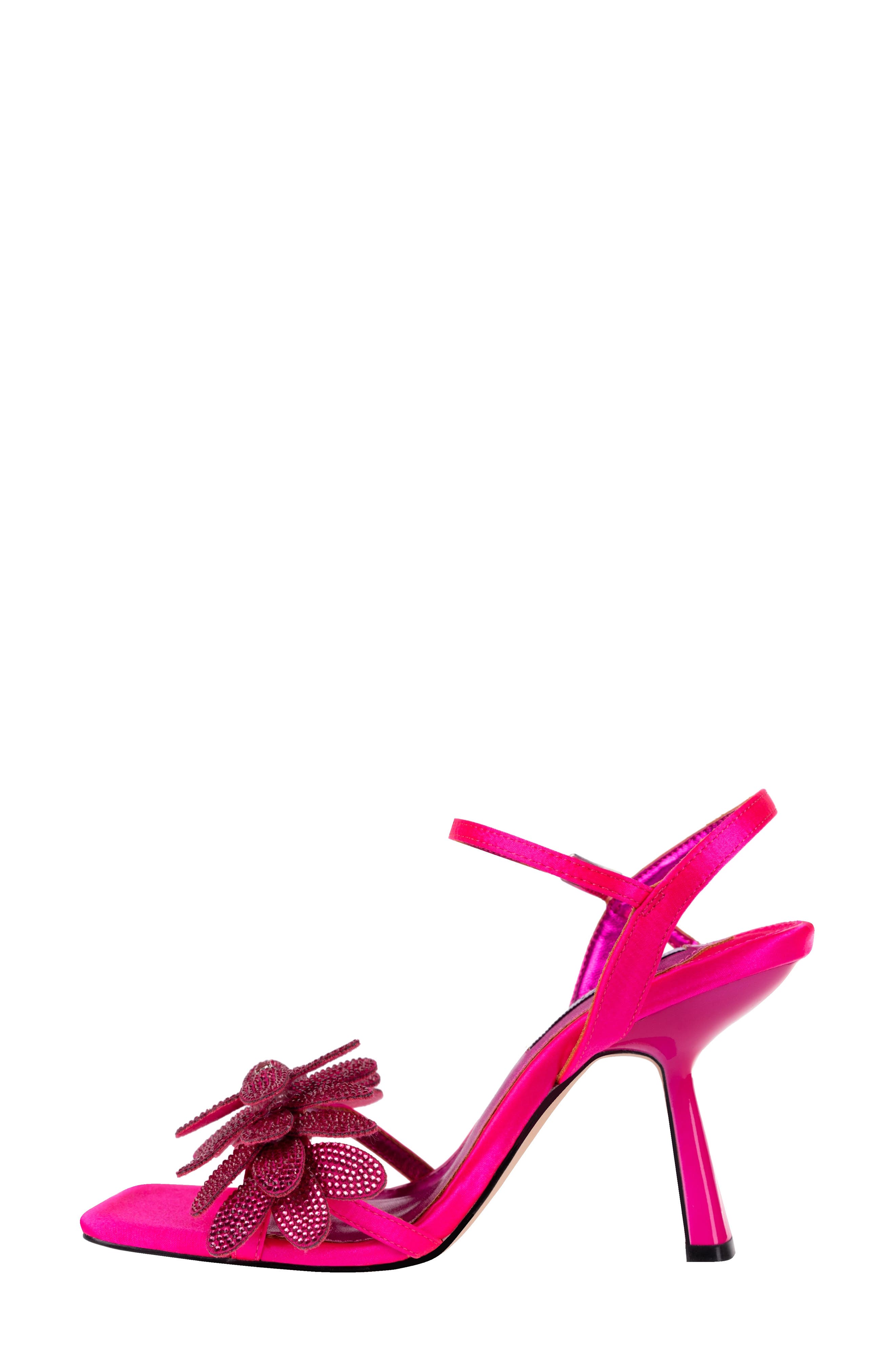 Lust Floral Ankle Strap Sandal, Alternate, color, FUCHSIA