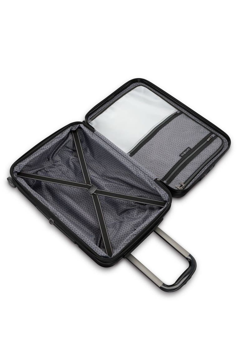 Octiv Front Pocket Pro 21 Inch Carry On Spinner, Alternate, color, Stealth Black