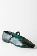 Huma Blanco Penny Mary Jane Flat