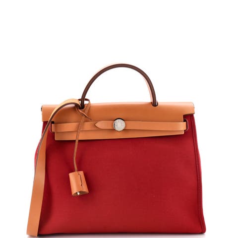 Herbag Zip Leather and Toile 31