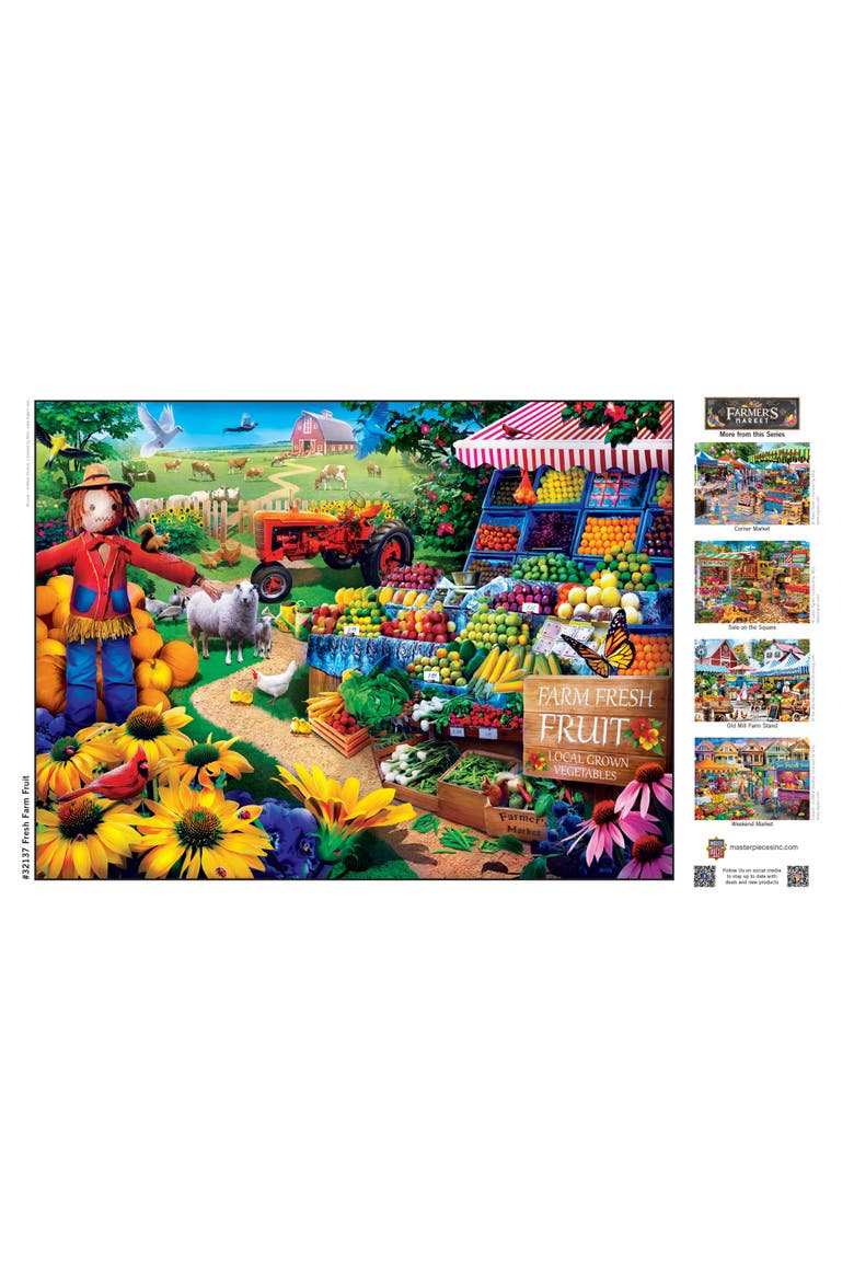 Fresh Farm Fruit 750 Piece Jigsaw Puzzle, Alternate, color, Multicolor