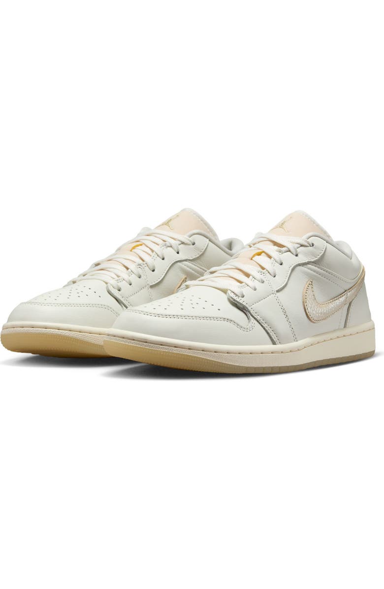 Jordan Air Jordan 1 Low SE Basketball Sneaker, Main, color, Sail/ Team Gold/ Pale Ivory