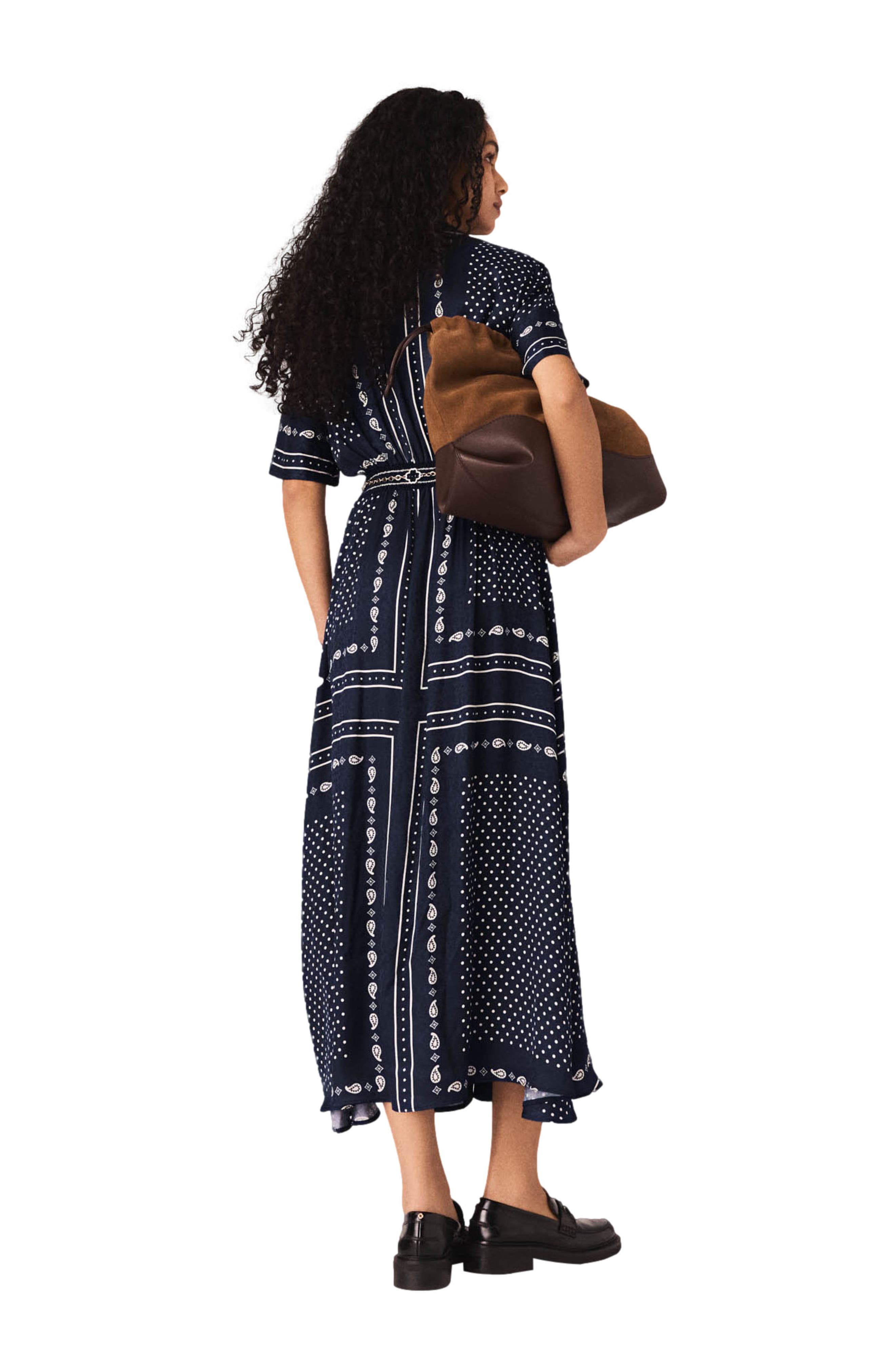 Flowy patterned maxi dress - image 2