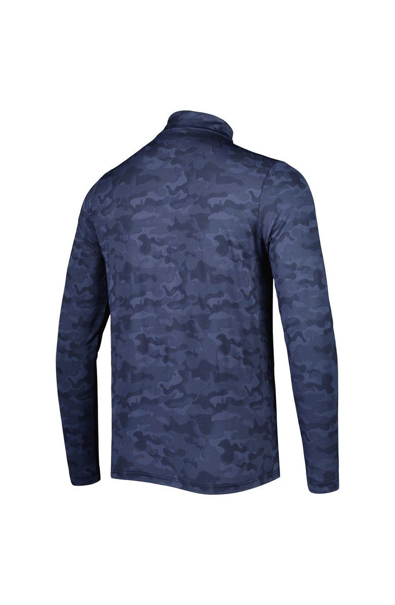 ANTIGUA Men's Antigua Navy New England Patriots Brigade Quarter-Zip Sweatshirt, Alternate, color, Navy