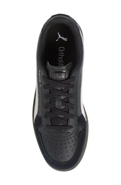 Puma Indoor Sneaker In Black- White-gum
