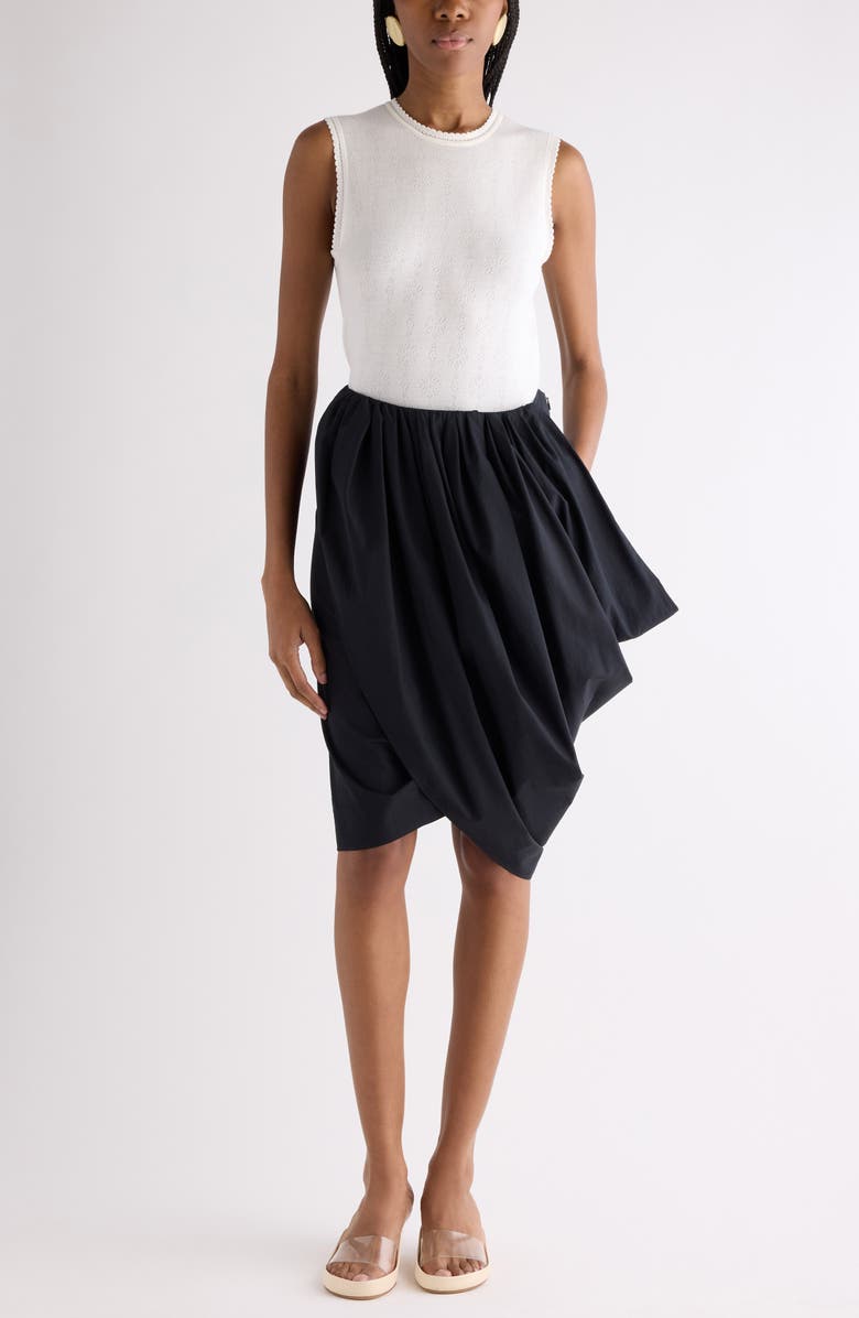 Chloé Wool Pointelle Underpinning Shell, Alternate, color, Iconic Milk