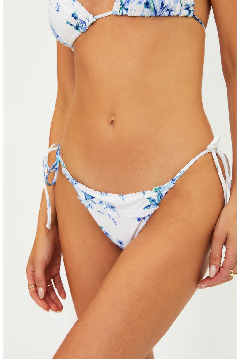 Soleil Side Tie Bikini Bottoms, Alternate, color, BLUSHING BLOOMS