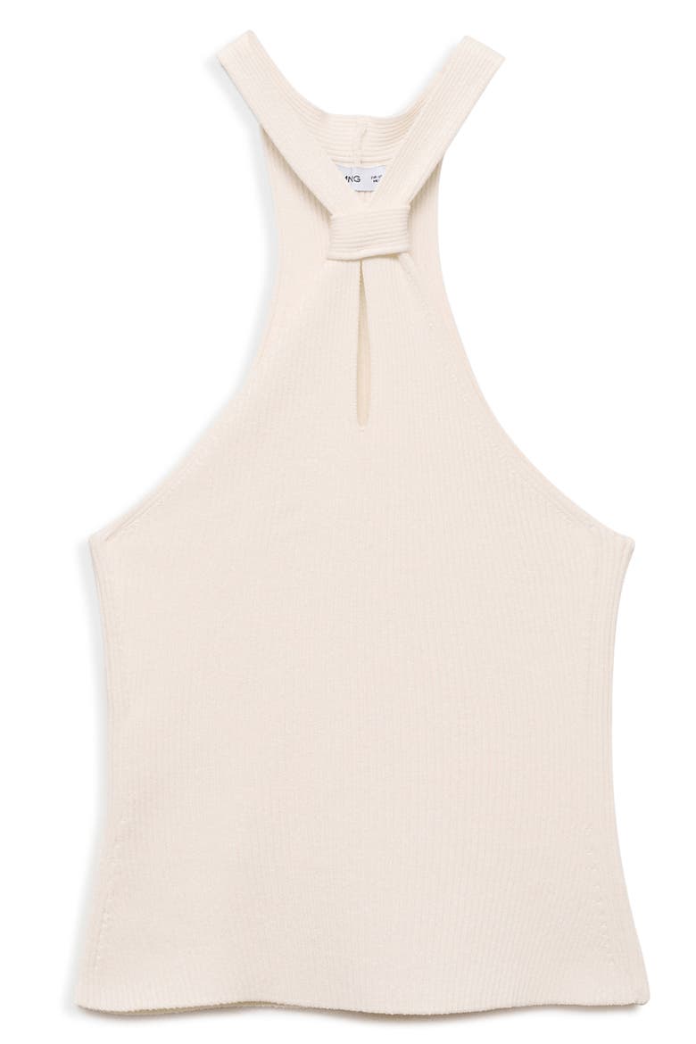 Knot Ribbed Top, Alternate, color, ECRU