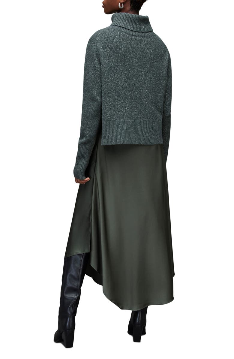 AllSaints Arta 2-in-1 Dress, Alternate, color,