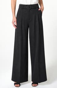 Liverpool Los Angeles Belted High Waist Wide Leg Trousers