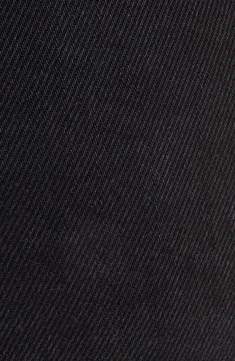 Givenchy Leather Detail Ankle Skinny Jeans, Alternate, color, 