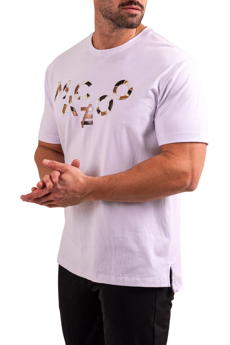 Logo Appliqué Graphic T-Shirt, Alternate, color, WHITE