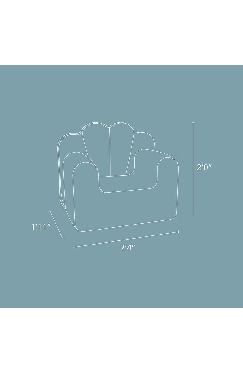 PLAYSMOL Smol Inflatable Chair & Couch Set, Alternate, color, Blue