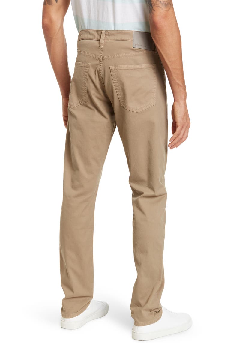 London Slim Tapered Jeans, Alternate, color, KHAKI