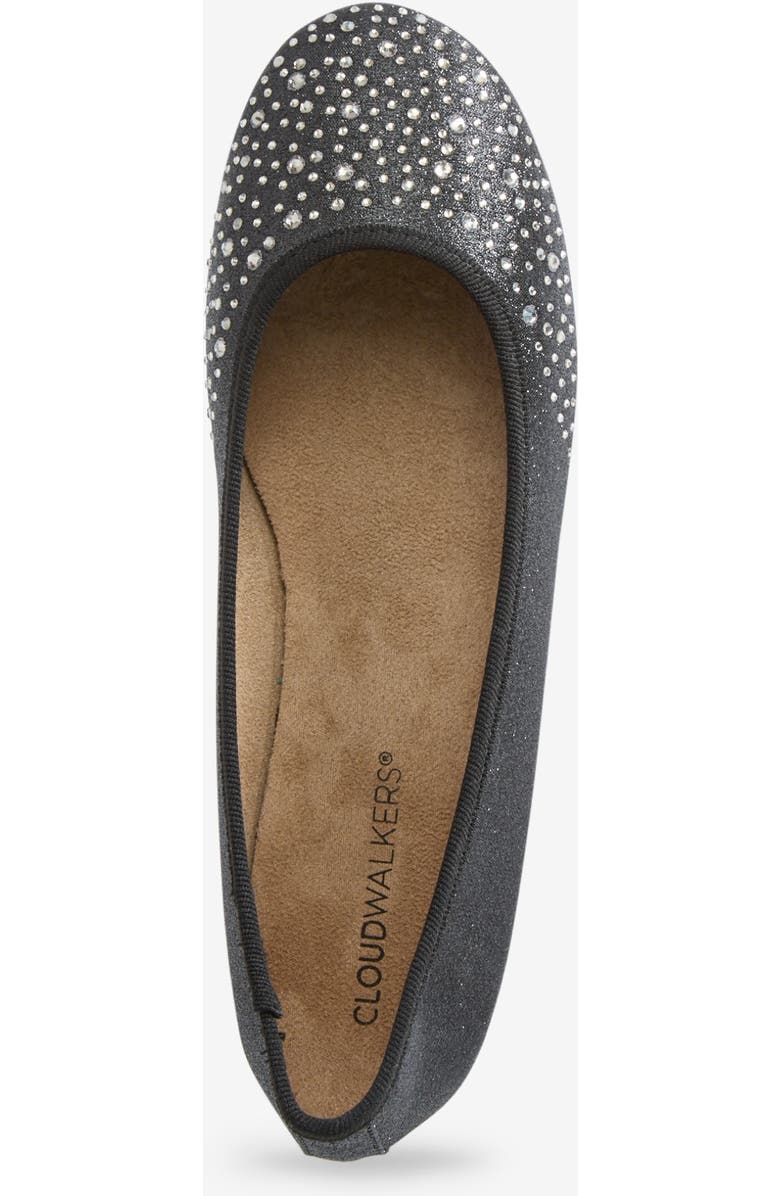 Comfortview The Dominique Flat, Alternate, color, Black