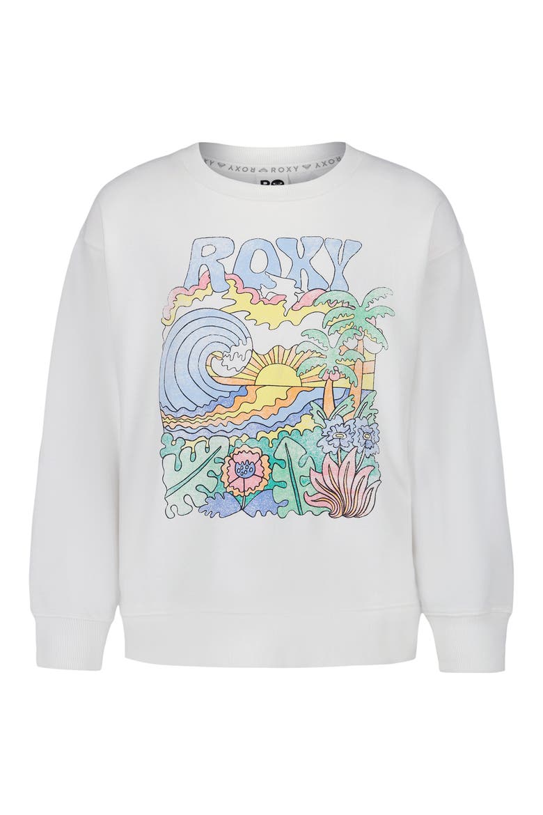 Kids' Nature Oversize Sweatshirt, Main, color, COCONUT MILK