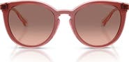 Michael Kors Tarifa 53mm Gradient Round Sunglasses