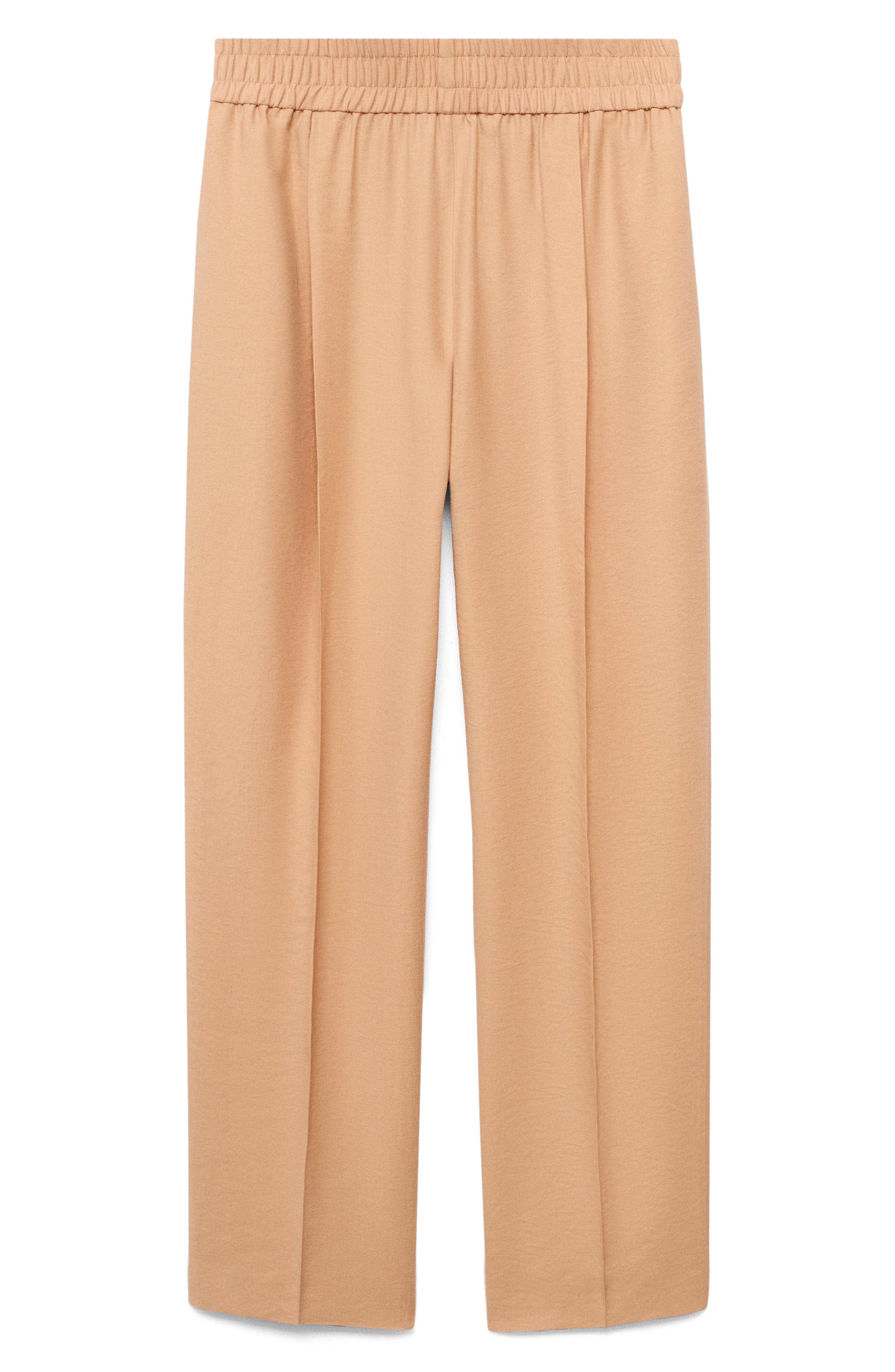 Elastic Waist Lyocell Blend Pants - image 2