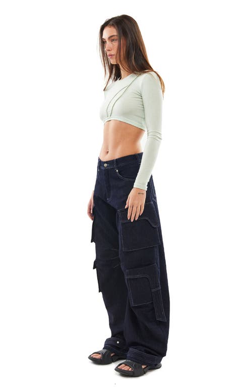 Mother Of All Pepper Crop Top In Gray