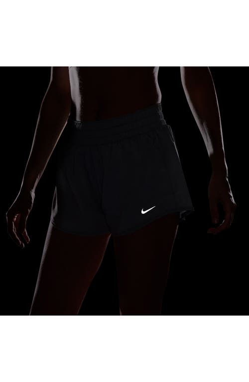Nike Dri-fit Mid-rise 3-inch Brief-lined Shorts In Gray