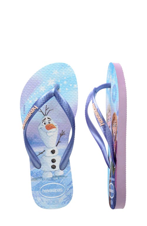 Havaianas Disney Princess Flip Flop In Purple