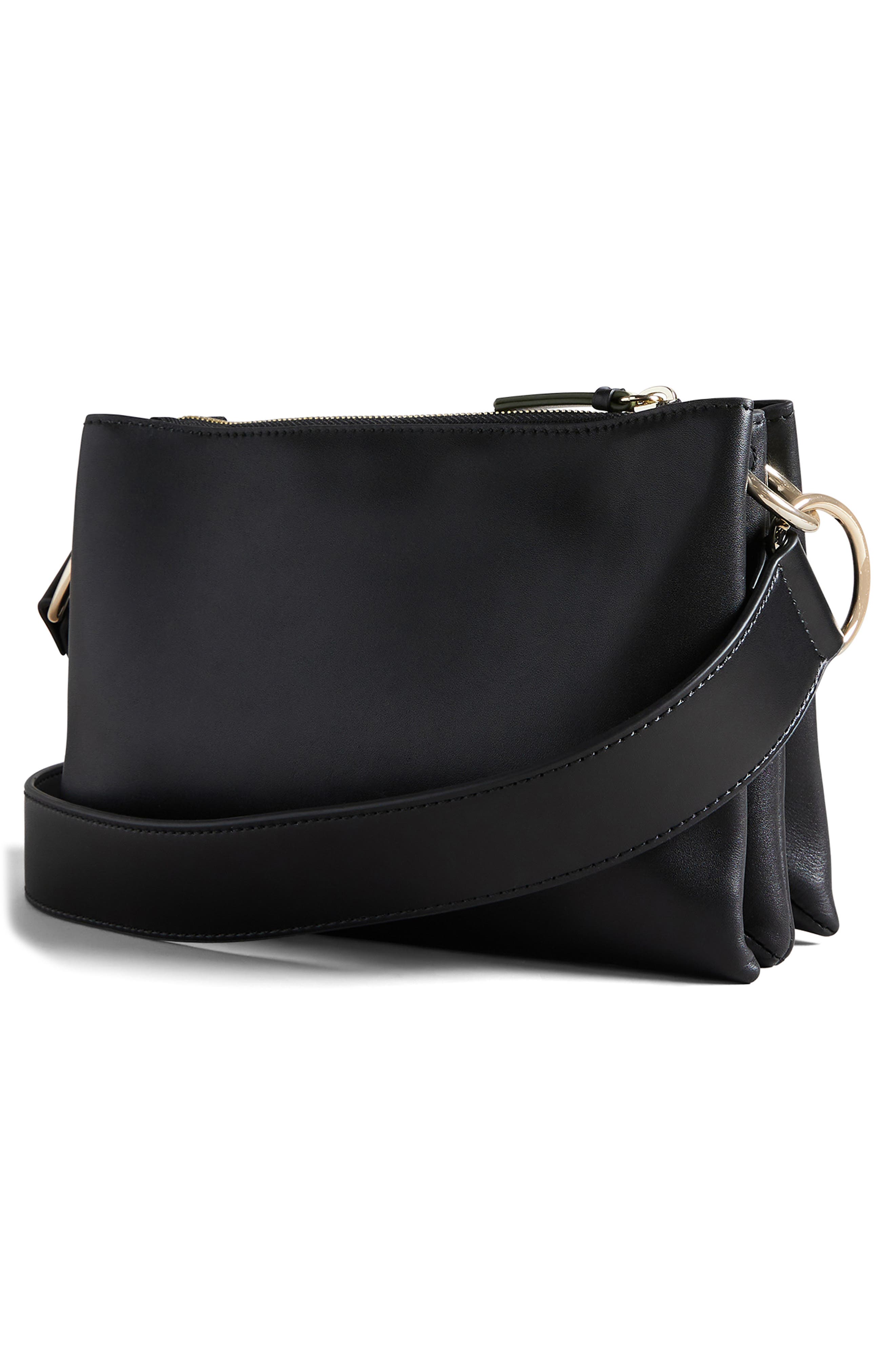 Ted Baker London Darceyy Logo Leather Crossbody Bag, Alternate, color, 