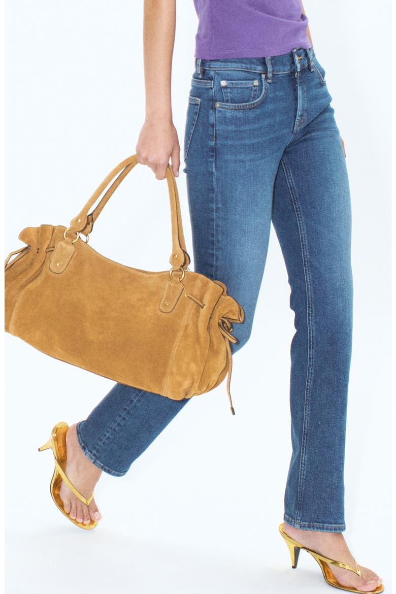 Starring Hailey Bieber Skinny Jeans, Alternate, color, MEDIUM BLUE