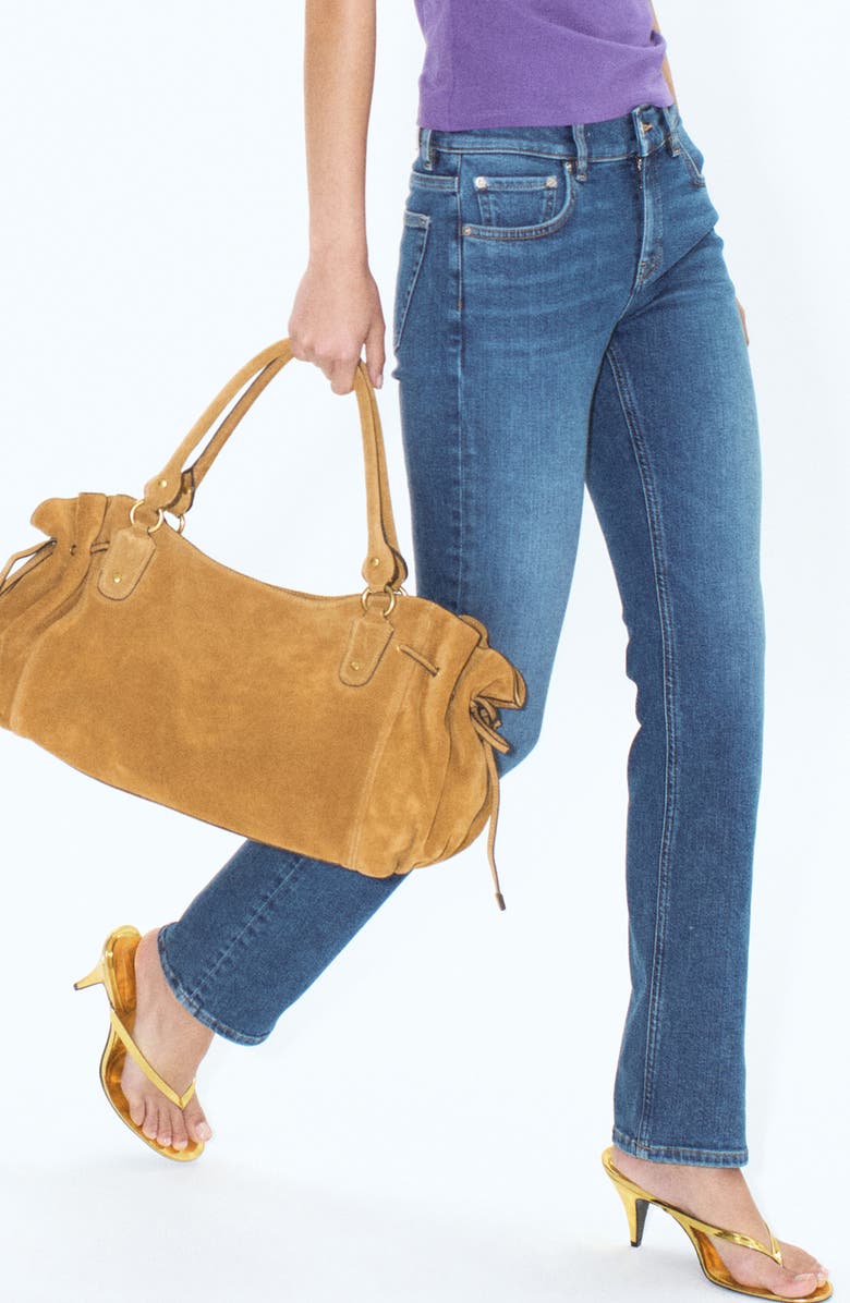 MANGO Featuring Hailey Bieber Skinny Jeans, Alternate, color,