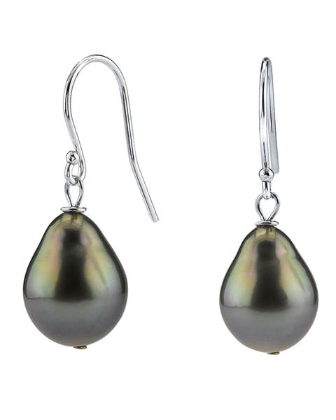 Tahitian South Sea Teardrop Earrings
