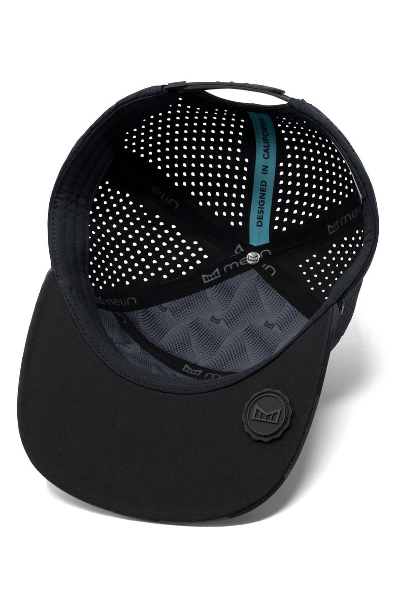 Melin Trenches Hydrolite Adjustable Performance Ball Cap, Alternate, color, Black Camo