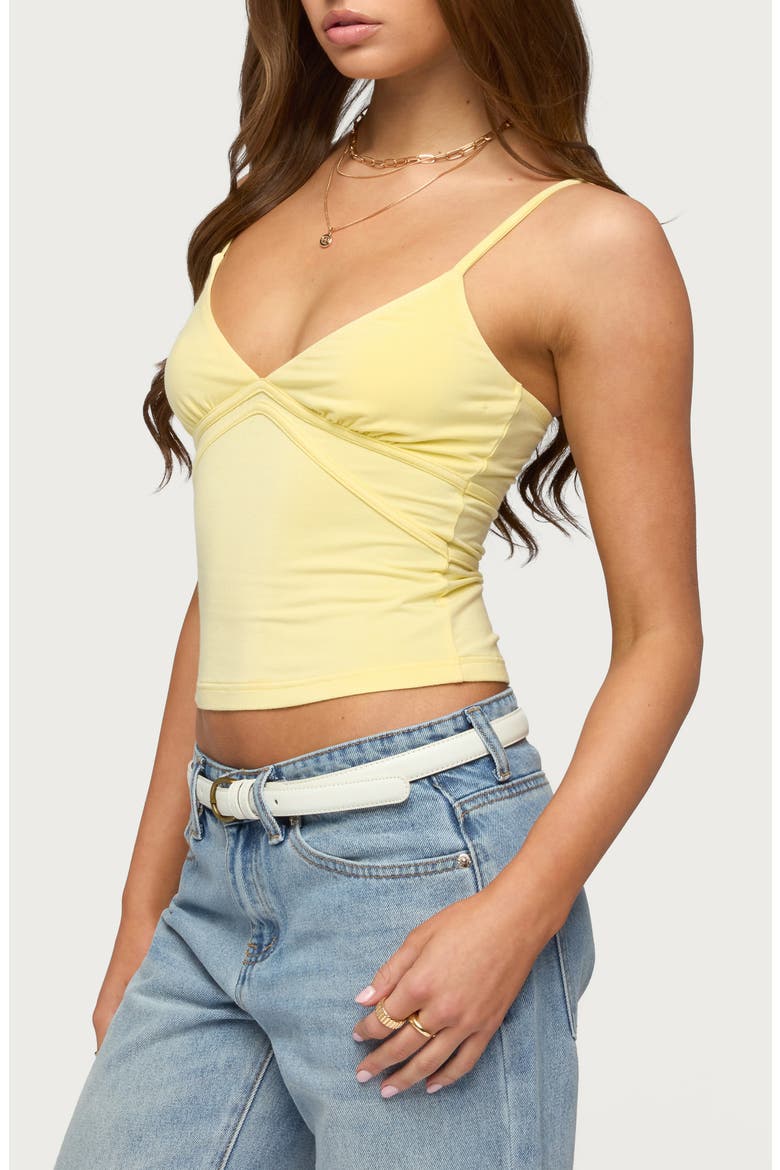 Evianna Double Tie Back Camisole, Alternate, color, YELLOW