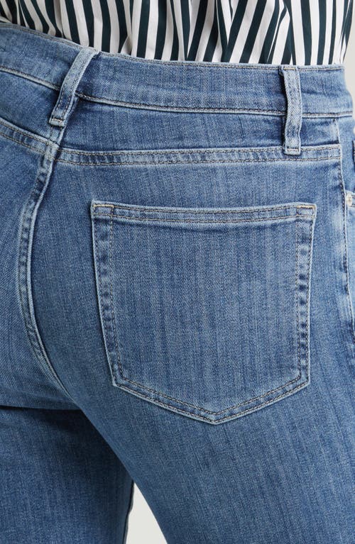 FRAME FRAME LE HIGH RIPPED STRAIGHT LEG JEANS 