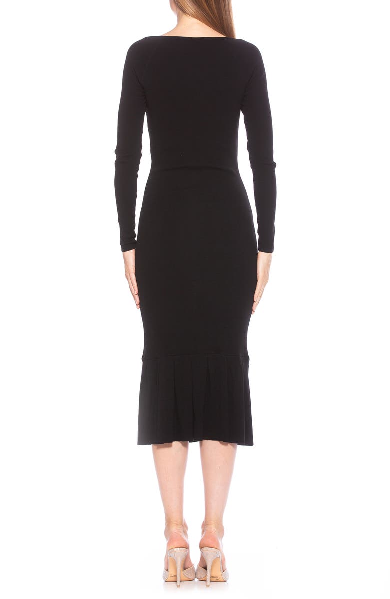 Alexia Admor Reese Long Sleeve Knit Midi Sweater Dress | Nordstromrack