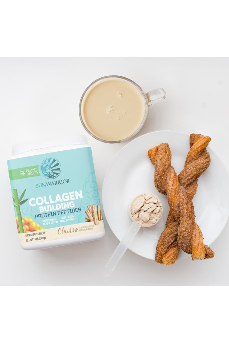 Collagen Building Protein Peptides Powder, Churro, 500gm, Alternate, color, No Color