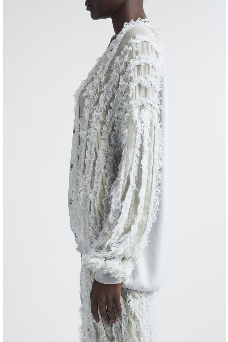 Wes Fringe Cardigan, Alternate, color, OYSTER
