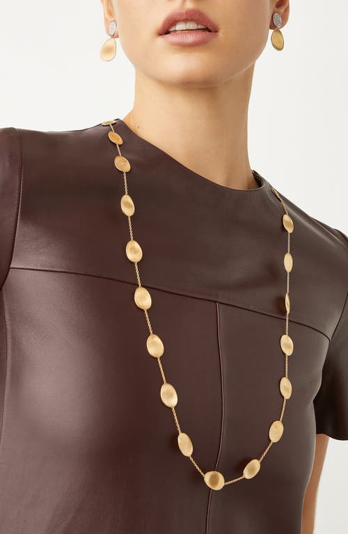 Marco Bicego Lunaria Station Necklace In Gold