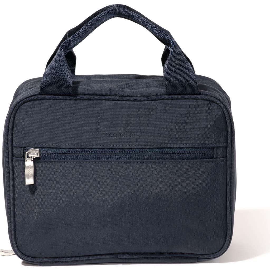 Baggallini Hanging Travel Toiletry Kit In French Navy
