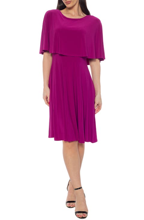 Capelet A-Line Dress