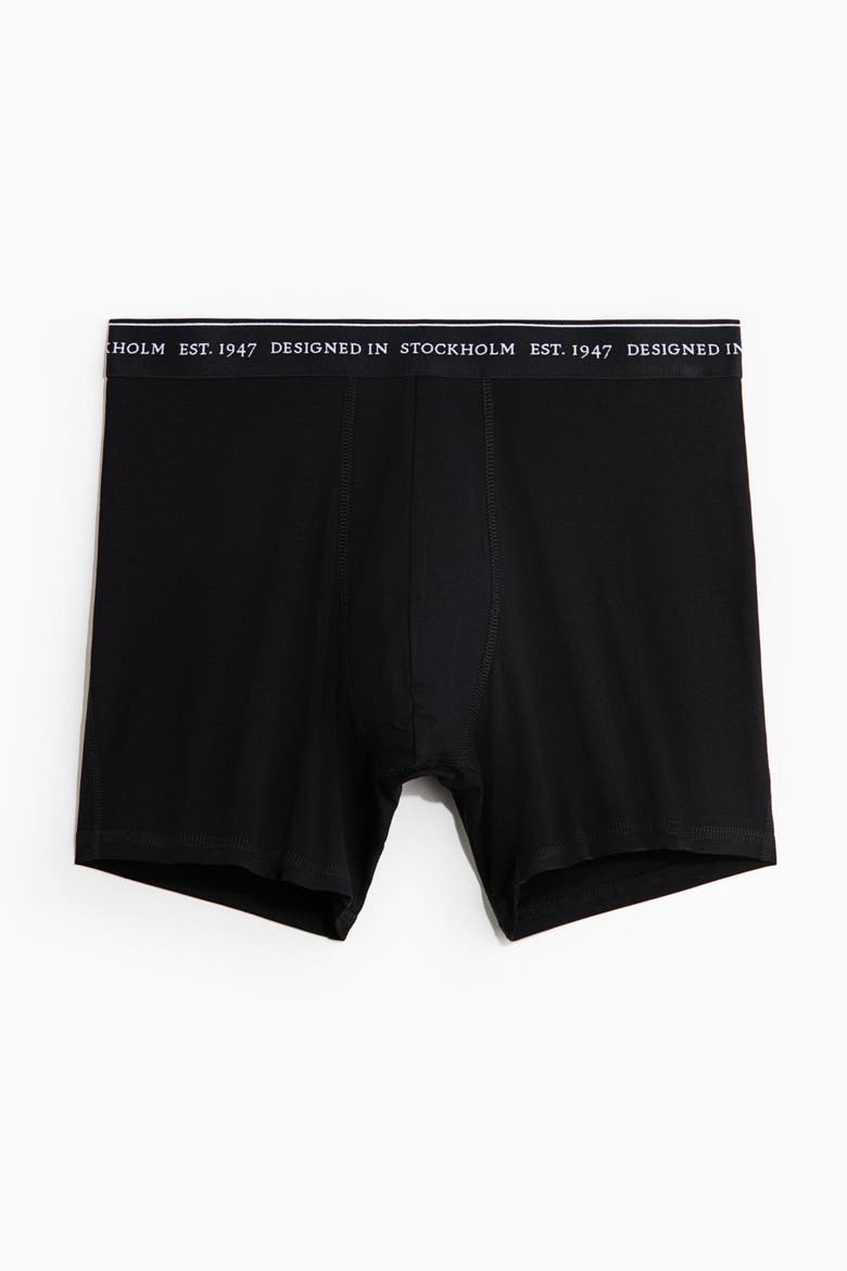 3-pack Coolmax® Mid Trunks, Alternate, color, Black