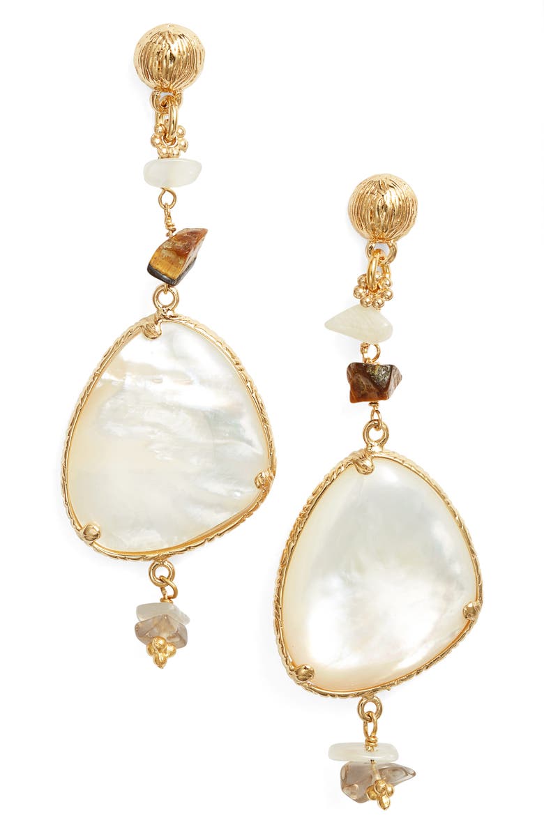 Gas Bijoux Pearl Drop Earrings, Main, color,