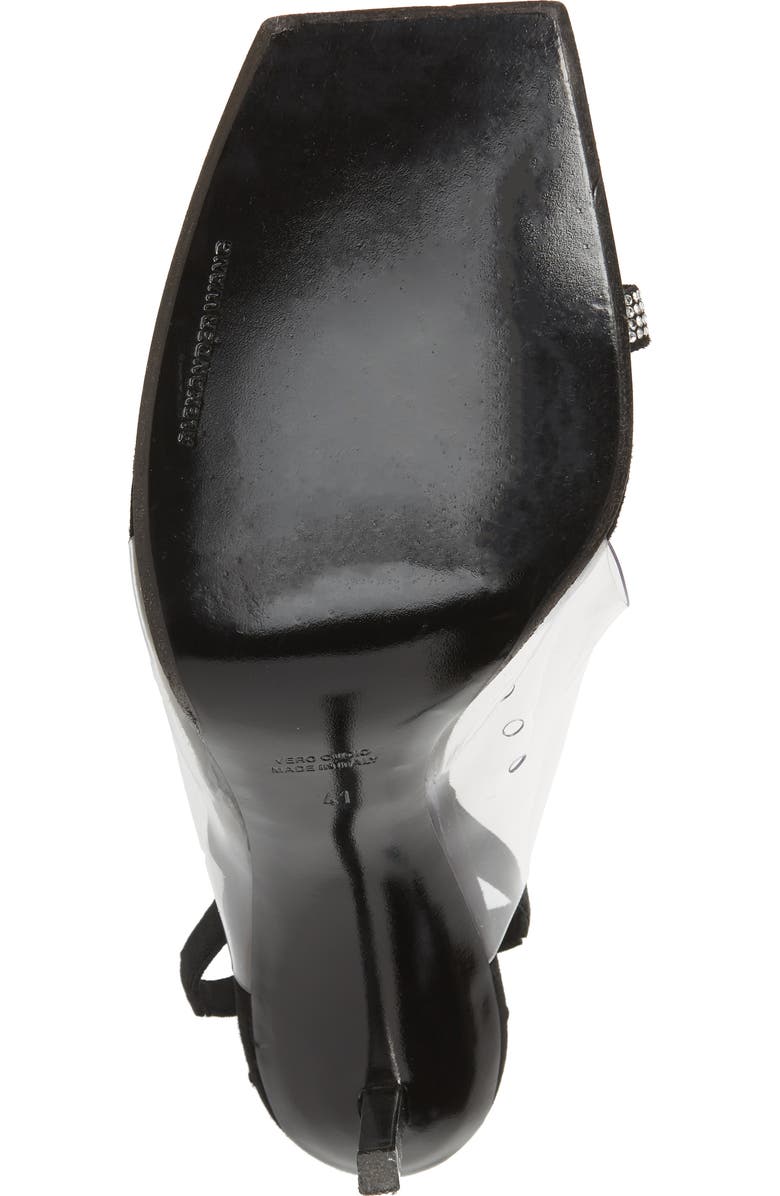 Alexander Wang Clear Shield Sandal, Alternate, color,