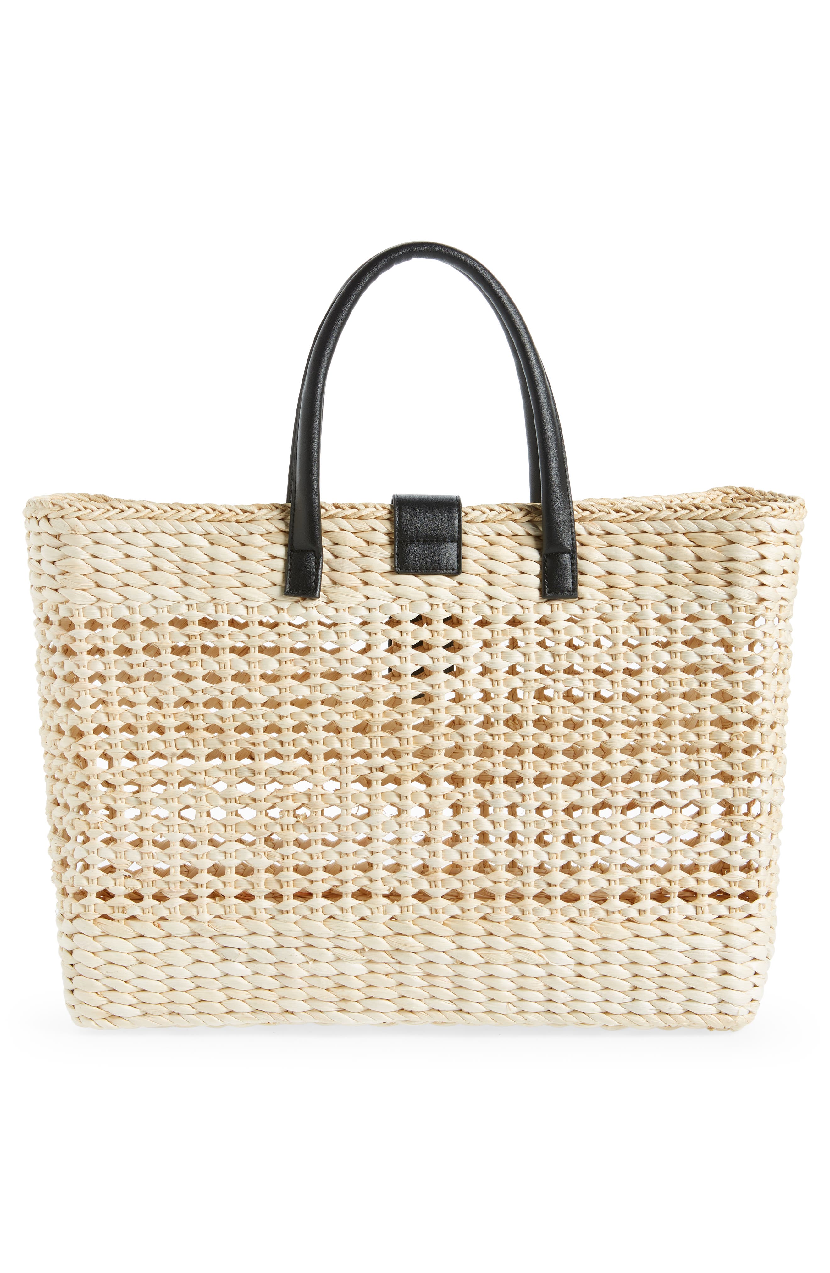 BTB Los Angeles Oversize Jules Rattan Tote, Alternate, color, 