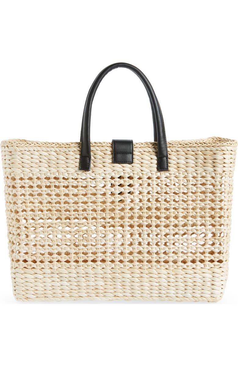 BTB Los Angeles Oversize Jules Rattan Tote, Alternate, color,