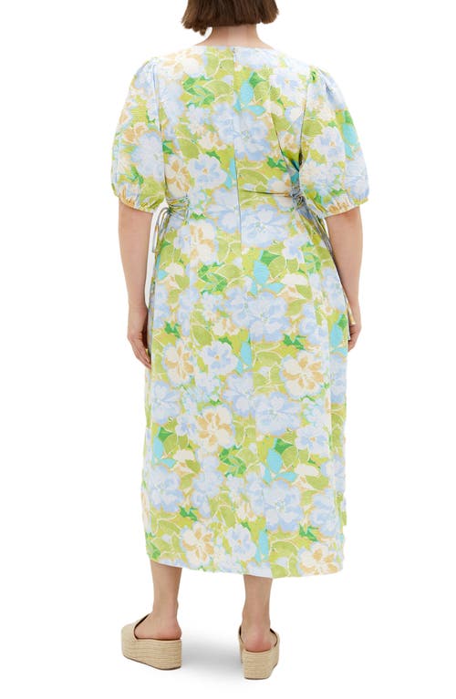 City Chic Roselle Floral Midi Dress In Pastel Floral
