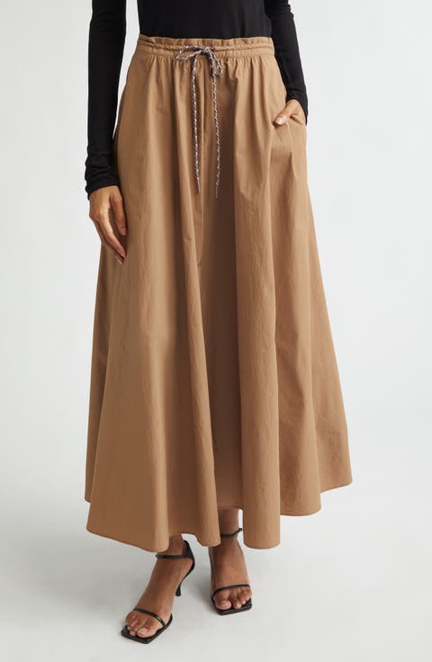 Eden Recycled Nylon Maxi Skirt