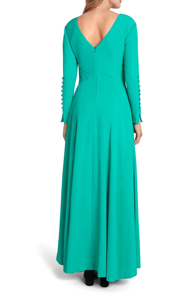 Tahari Long Sleeve Gown, Alternate, color, 