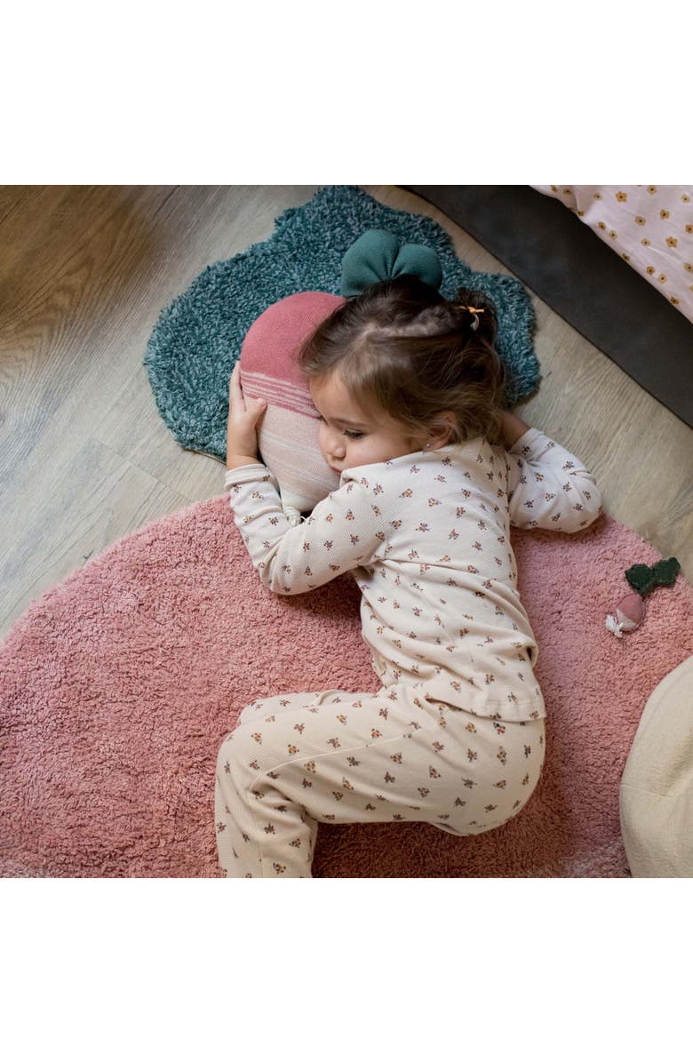 Lorena Canals Knitted cushion Ramona the Radish, Alternate, color, Pink