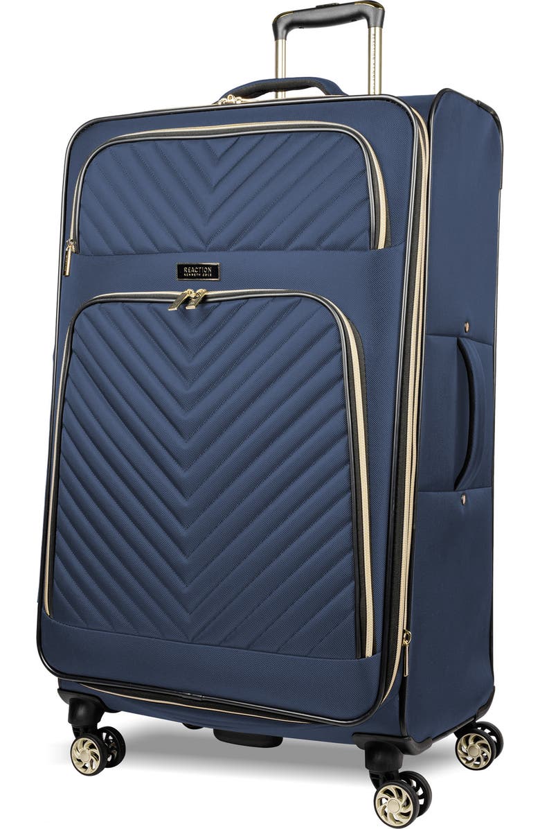 Kenneth Cole Chelsea 24-Inch Softside Spinner Luggage, Main, color, Navy
